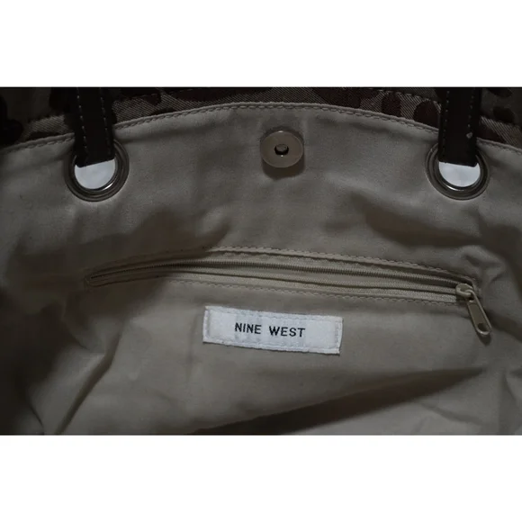 Nine West Leopard/Cheetah Print Tote Bag - Picture 8 of 10